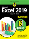 Cover image for Excel 2019 All-in-One For Dummies